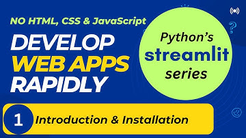 Streamlit: Introduction and Installation (Session 1)
