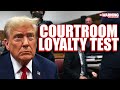 Republicans take the acela to donald trumps courtroom its the maga loyalty test  the warning