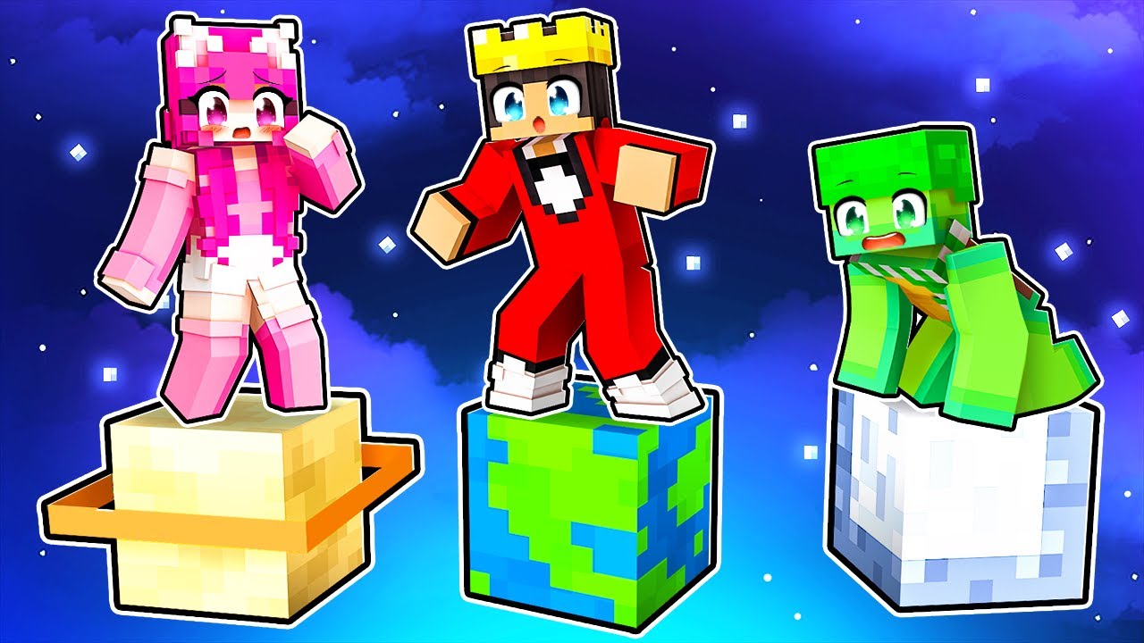 We're TRAPPED On GIANT PLANETS In Minecraft!