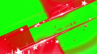 Переход Для Видеомонтажа Звезды Золотые Красные На Зелёном Фоне Stars Green Screen