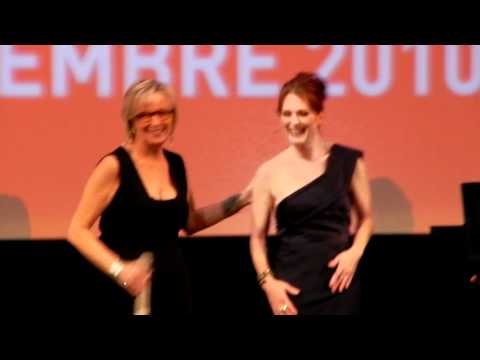 Julianne Moore riceve il premio Marc'Aurelio d'oro...