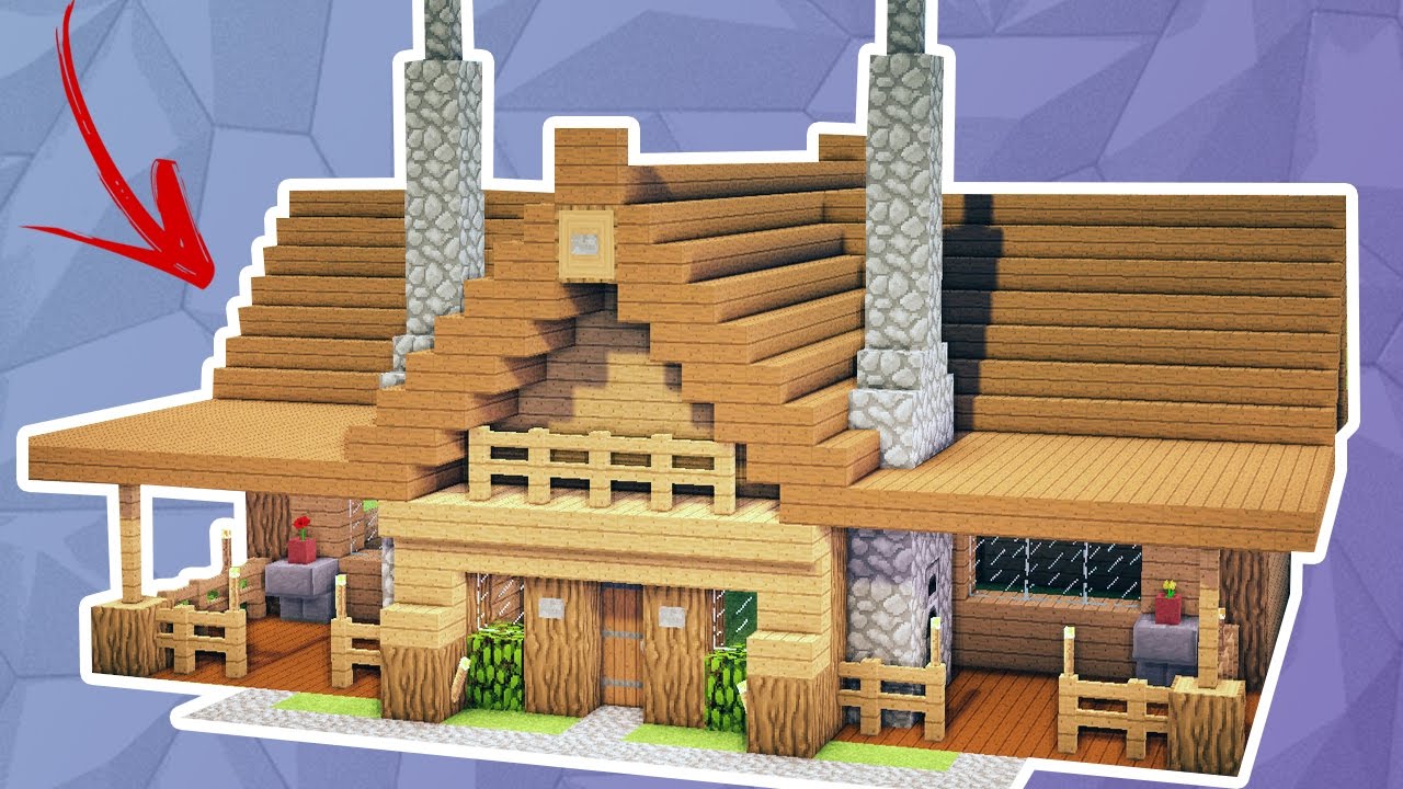 Minecraft Builder : SIMPLE WOOD HOUSE ‹ MANYA › - YouTube