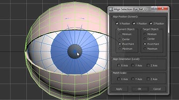 Creating & Controlling Simple Eyes in 3ds Max: 2 - Creating Eye Controls