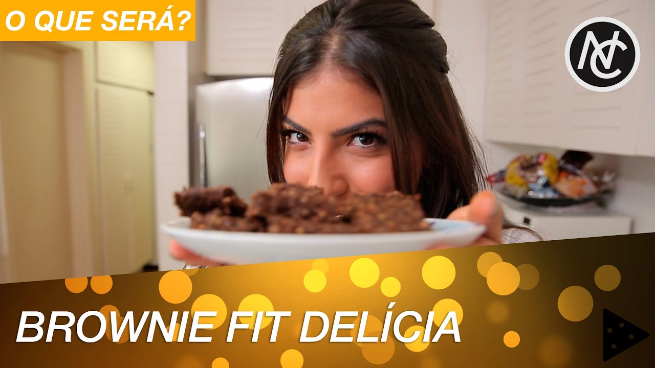 RECEITA DE BROWNIE FIT COM RACHEL APOLLONIO