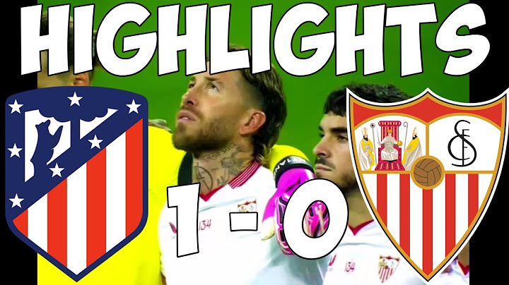 Atletico Madrid Vs Sevilla FC| Copa Del Rey