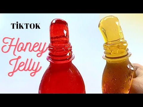 Tiktok ta Meşhur Olan Honey Jelly i denedim 🙄Sonuç Mu 🤫Şişede Ballı Jöle Yapımı 😉