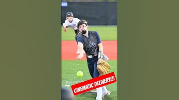 🥎 Slow Motion Pitch That’ll Mesmerize You! #softball