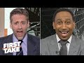 Gambar cover ‘Can I hire you as my publicist?’ – Max is floored by Stephen A. defending Kyrie Irving | First Take