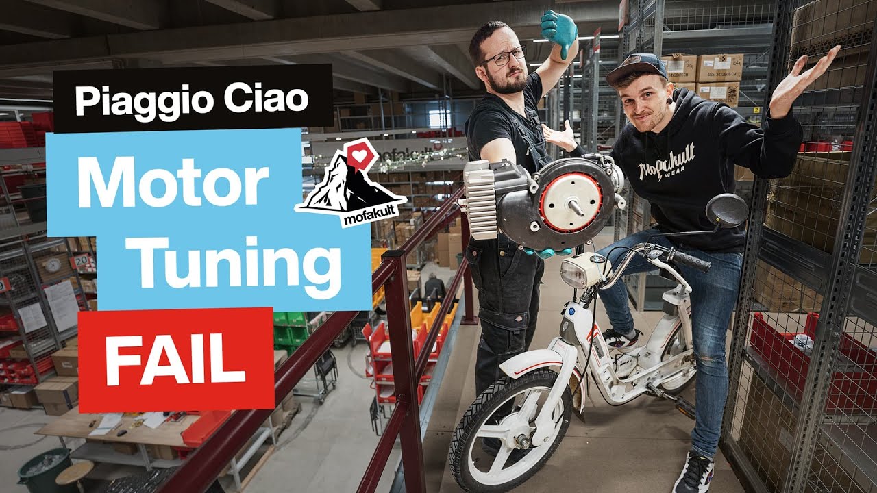 WIR VERZWEIFELN AM PIAGGIO CIAO TUNING MOTOR | Chrigi rastet aus!