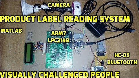 Product Label Reading System For Visually Challenged People