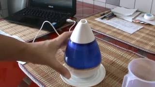 Ultrasound aromization humidifier