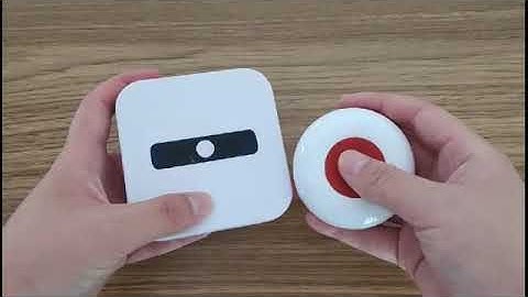 The battery-powered Caregiver Pager System for Outdoor Home