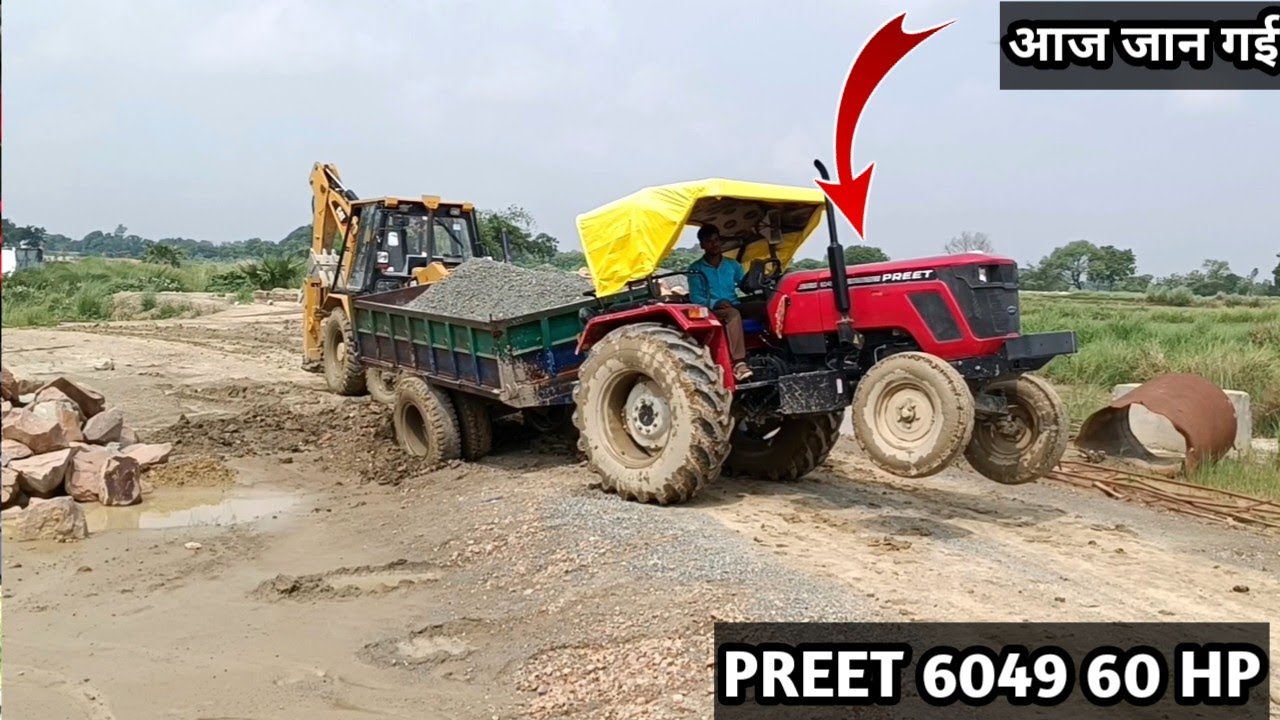 PREET 6049, 60 HP Powerfull Tractor 
