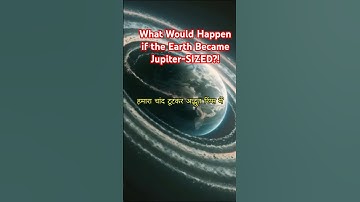 What Would Happen if the Earth Became Jupiter-SIZED?! #shorts #space #universe