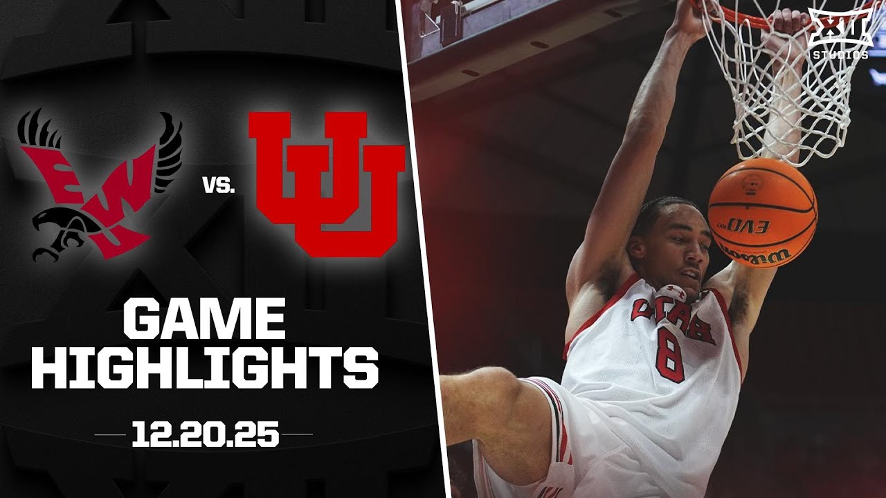Eastern Washington vs. Utah Game Highlights | 2025-26 Big 12 Men’s Basketball