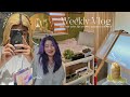 ☕️💜 Weekly Vlog: new hair color and specs, drafting table set-up, updated room tour