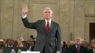 Jeff Sessions confirmation hearing attorney general for trump admin interrupted by protesters
