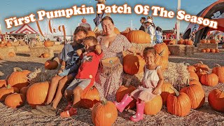 First Pumpkin Patch Of The Season | VLOG