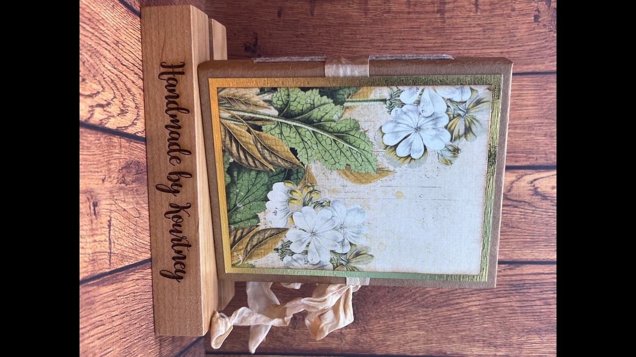Crafty Hour 82 Part 1 Building Mini Album/Junk Journal with Kourtney at Scrapbook-N-Memories.