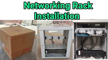 Network Cable Rack  12U Rack Installion Data Rack 12U Server Huge Setup For College Network Rack