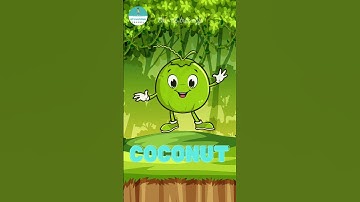 #shorts Học từ vựng tiếng Anh | Chủ đề trái cây - Quả dừa | #hoctienganh #hoctuvung