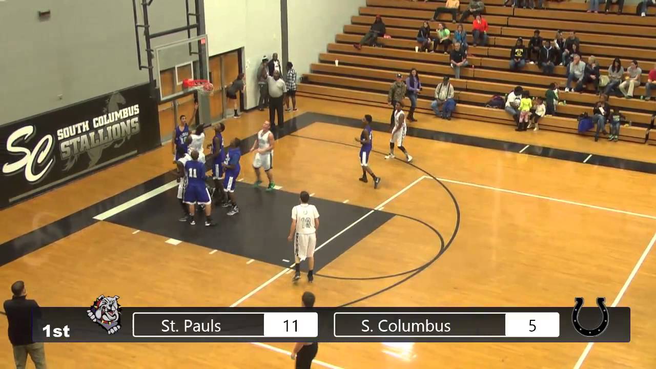 St. Pauls vs South Columbus Basketball JV Boys Highlights 1/8/15 YouTube
