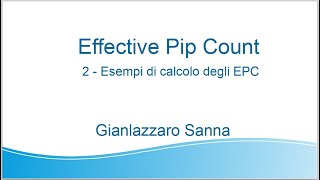 Effective Pip Count - Examples