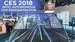 CES 2018 - Intel AI Autonomous Car Demo at the Consumer Electronics Show