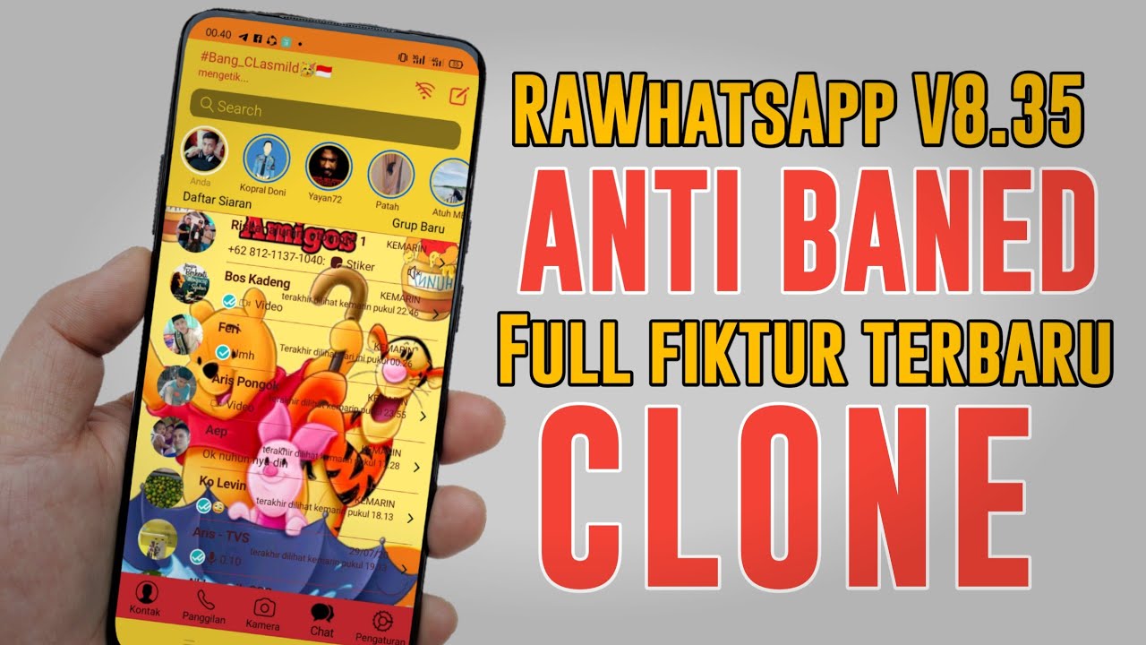 UPDATE!!! RAwhatsApp IOS v8.35 full fiktur kalian wajib coba