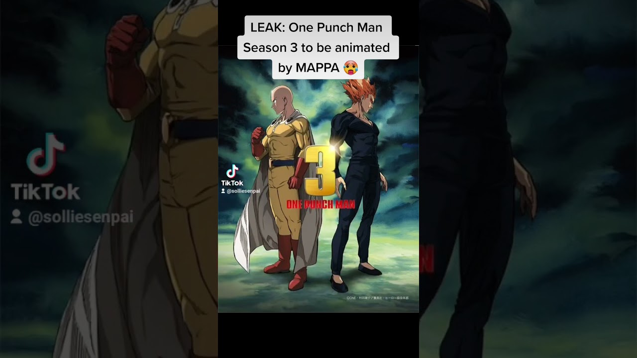 One-Punch Man Season 3 release, leaks, and more