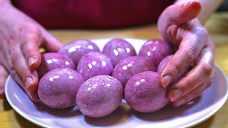 How to originally and very quickly paint eggs for Easter 2022 with Beetroot