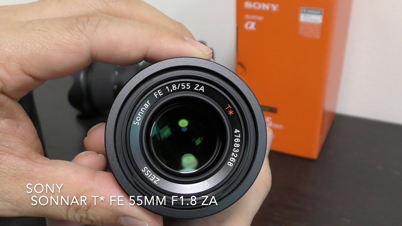 SONY sonnar T* FE 55mm F1.8 開封動画 - YouTube