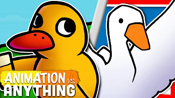 The Duck Song vs Untitled Goose Game - Rap Battle! (ANIMATION VS ANYTHING: CH. II)