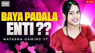 Challenges On🔥 Natasha Gaming Live With Battle Grounds Mobile India #bgmitelugu #bgmitelugulive
