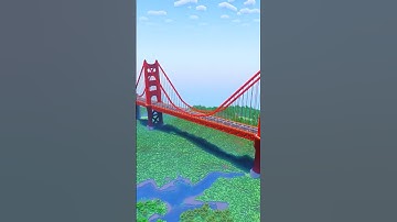 Build Golden Gate Bridge 🌉  #minecraft #newyork #minecraftbuilding