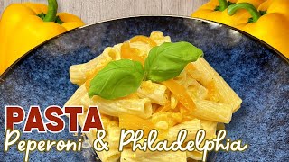 Just 2 INGREDIENTS for a Perfect Pasta - Peppers and Philadelphia
