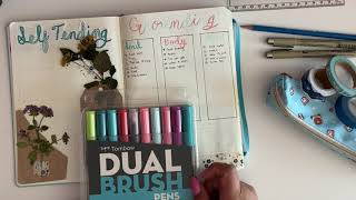 2020 Bullet Journal Set Up + January Spread | Grad Student