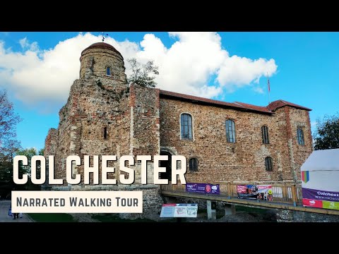 COLCHESTER | 4K Narrated Walking Tour | Let's Walk 2021