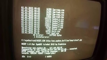 SymbOS CPC M4-Network - another WGET test