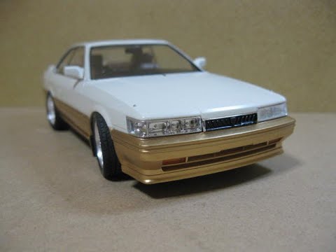 日産レパード・アルティマ アオシマ ようこかわちゃんの部屋 プラモデル YouTube