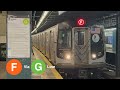 Rerouted: R160a-1 (F) train Entering and leaving Broadway ft@Mythical.01