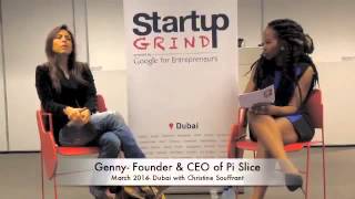 Genny Ghanimeh (Pi Slice) at Startup Grind Dubai