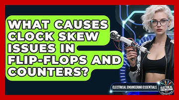 What Causes Clock Skew Issues In Flip-flops And Counters? - Electrical Engineering Essentials