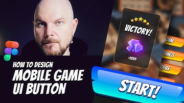 How to Design Game UI Button. A VERY simple way! 