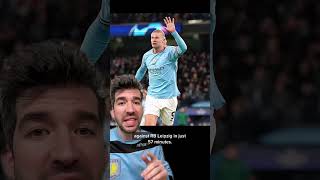 Erling Haaland Scores Five Goals Manchester City 7-0 Rb Leipzig