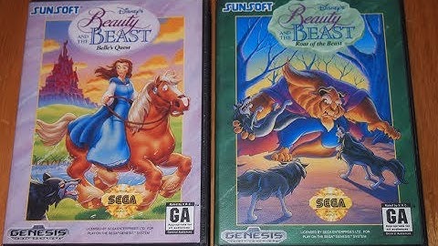 Beauty and the beast Belles Quest & roar of the beast Sega Genesis games 720p :D