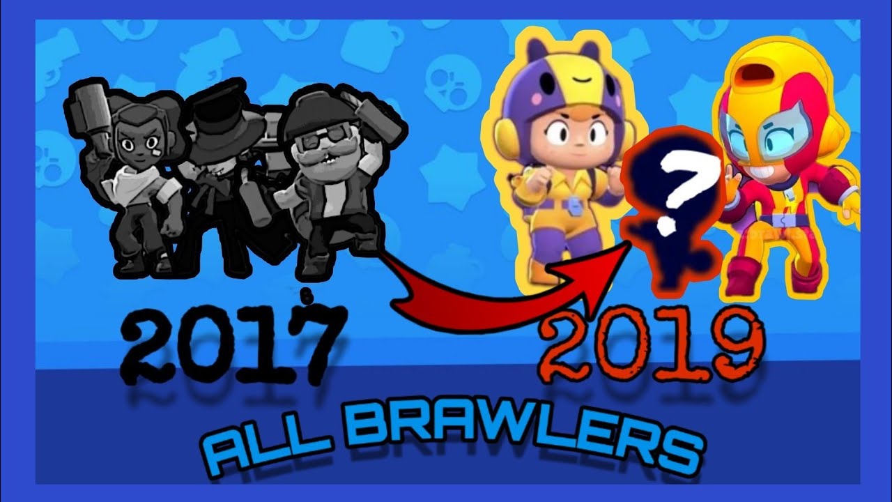 Brawl Stars - ALL BRAWLERS 2017 to 2020 - Release Dates ...