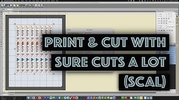 Sure Cuts a Lot (SCAL) print and cut tutorial
