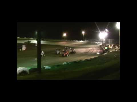 Judd Sheaffer flips his sprinter @ hayden speedway...