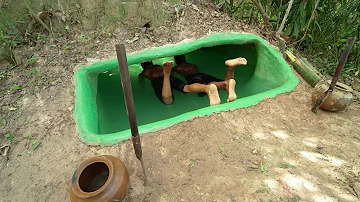 Build The Most Temple  Swimming Pools Underground